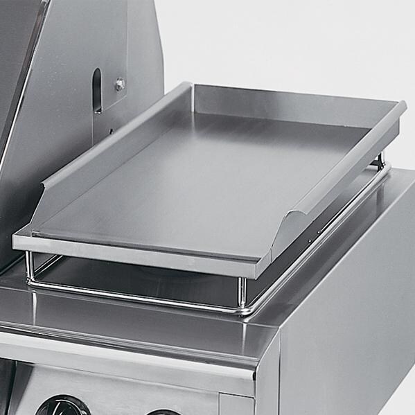 Solaire Stainless Steel Griddle Plate on Side Burner thumbnail