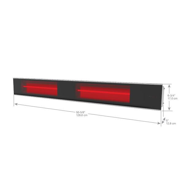 Dimplex X-DIR30A10GR DIR Series Infrared Heater - 3000W - 240V - Dimensions thumbnail