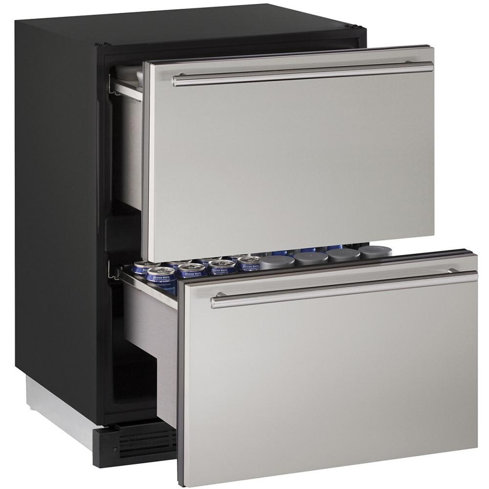 ULine 1000 Series 24Inch 5.4 Cu. Ft. BuiltIn Refrigerator Drawers