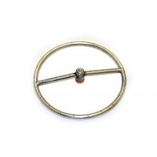 HPC 12-Inch Natural Gas Fire Pit Kit With Round Stainless Steel Ring Burner - Match Light image