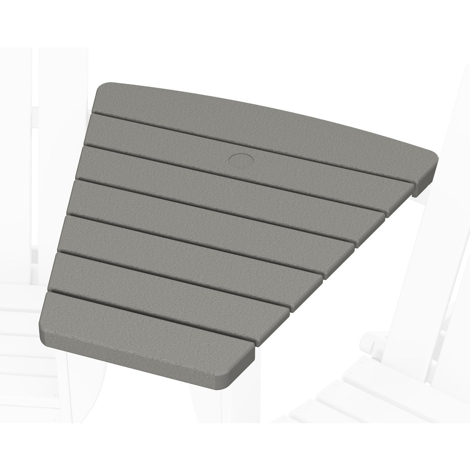 POLYWOOD Classic Series Angled Adirondack Connecting Table - Slate Grey thumbnail