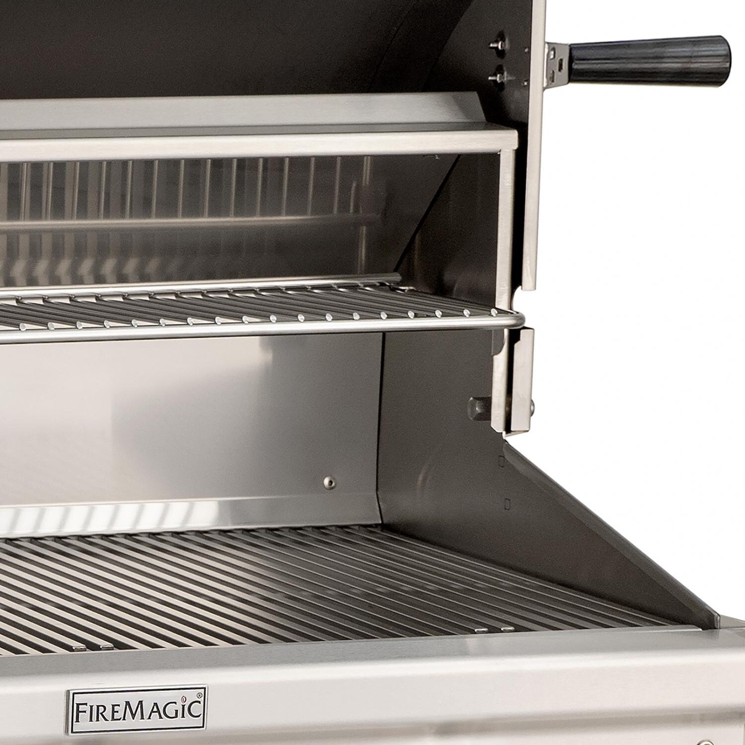 Fire Magic - CMA430S-RT1N-P6 - Choice Multi-User Accessible 24-Inch Natural Gas Grill On Patio Post - Warming Rack thumbnail