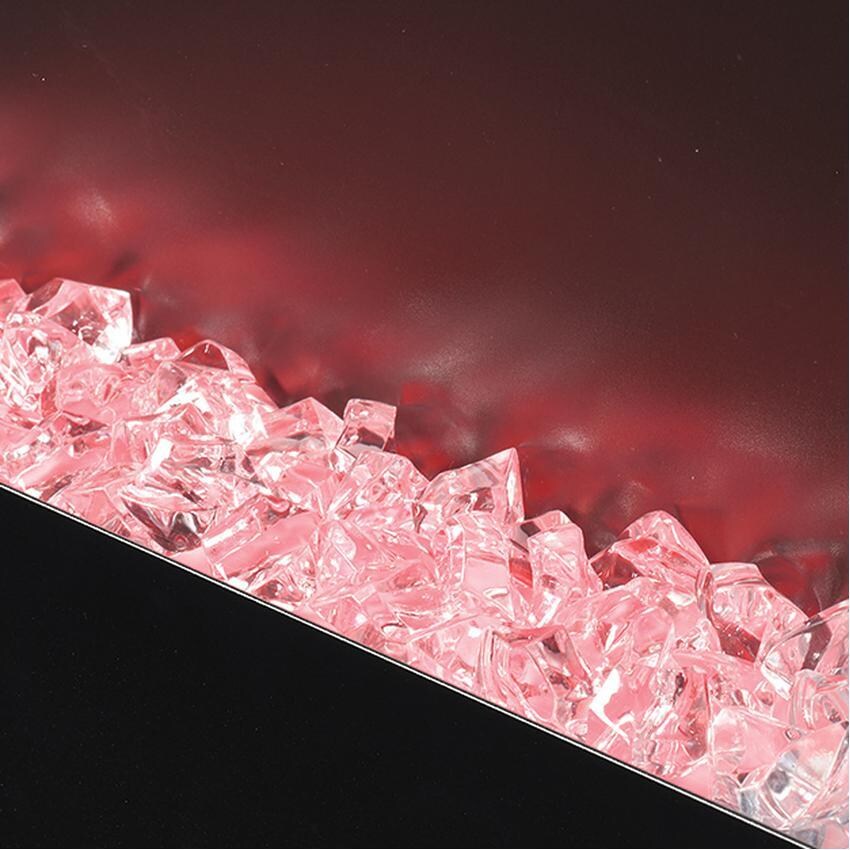 Napoleon NEFVC38H 38-Inch Allure Vertical Wall Mount Electric Fireplace - Red Ember Bed thumbnail