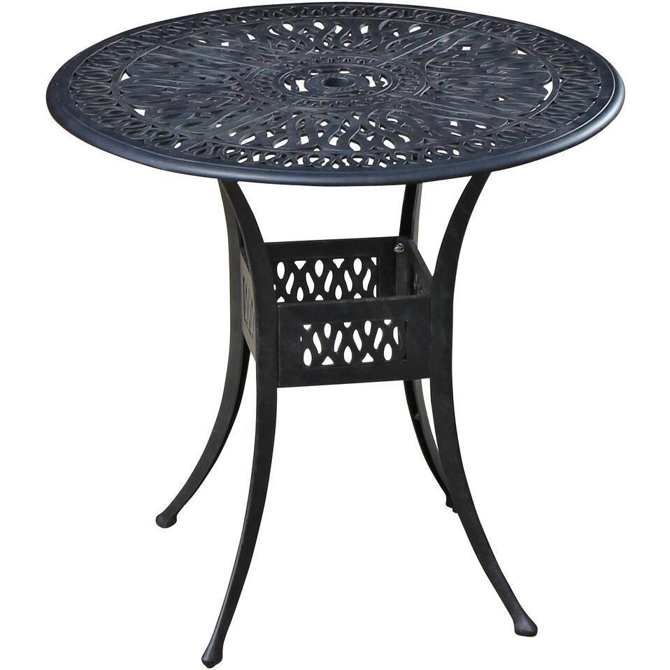 Rosedown 42Inch Round Cast Aluminum Patio Bar Table By Lakeview
