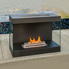 Lovinflame Freestanding Ethanol-Free Fuel Vent-Free Fireplace w/ Two 1L Bottles of Lovinflame Fuel