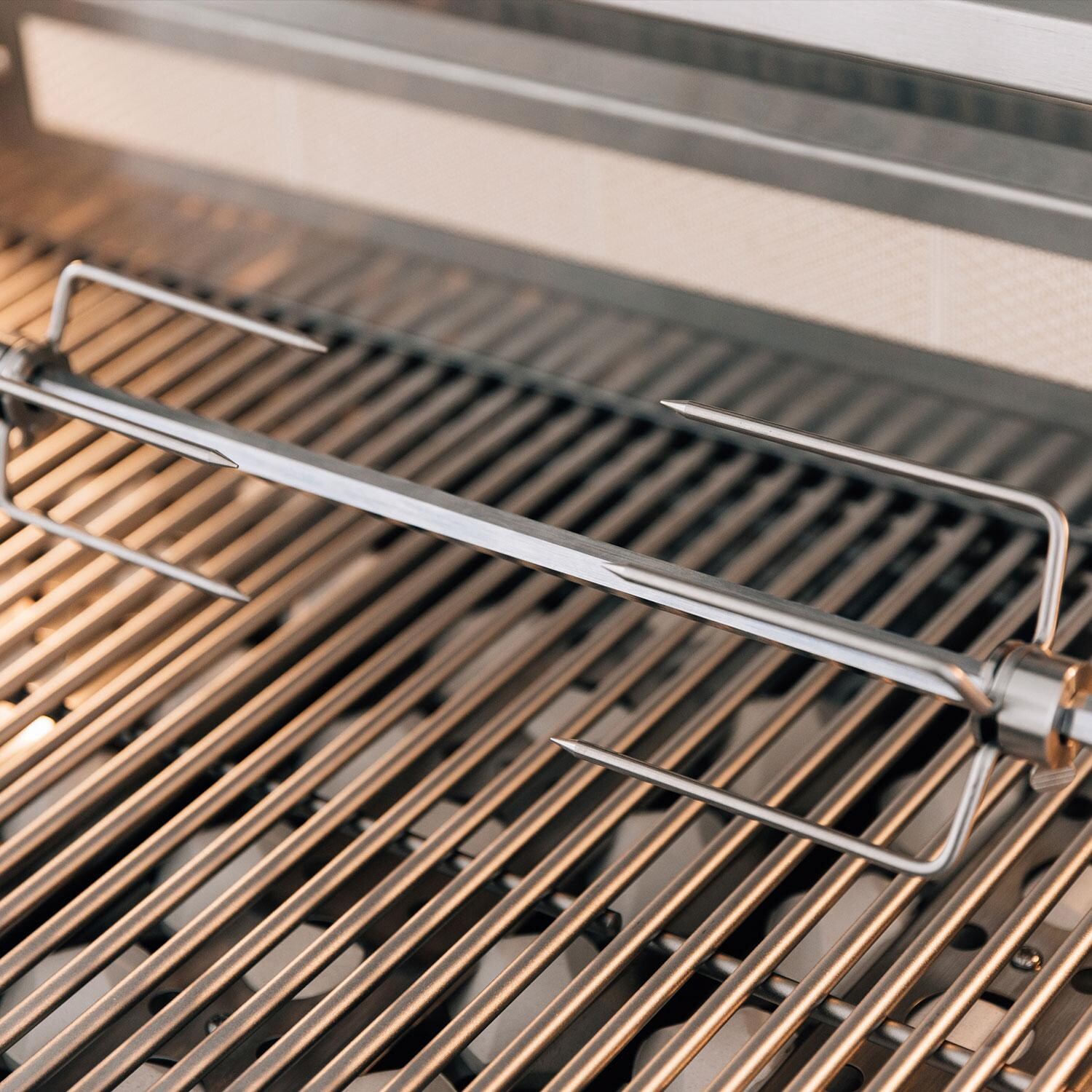 Summerset SZRPRO32 Sizzler Pro 32-in 4 Burner Built-In Natural Gas Grill w/ Rear Infrared Burner - Rotisserie Kit - Detail thumbnail