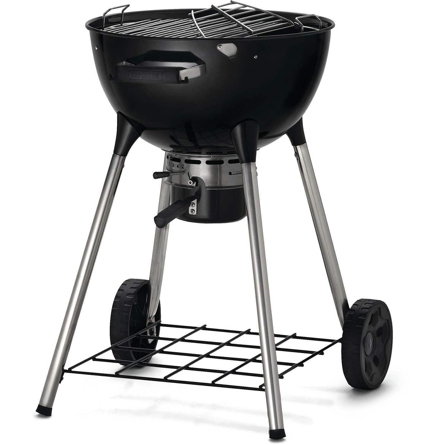 Napoleon NK18K-LEG-3 18 Inch Charcoal Kettle Grill - Black - Detail thumbnail