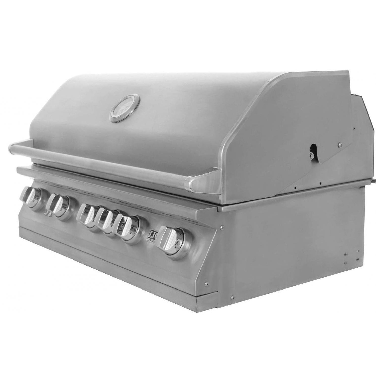 Lion 40Inch Stainless Steel BuiltIn Natural Gas Grill BBQ Guys