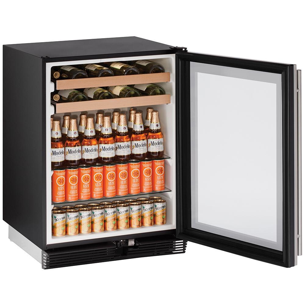 ULine 1000 Series 24Inch 5.4 Cu. Ft. BuiltIn Beverage Center With
