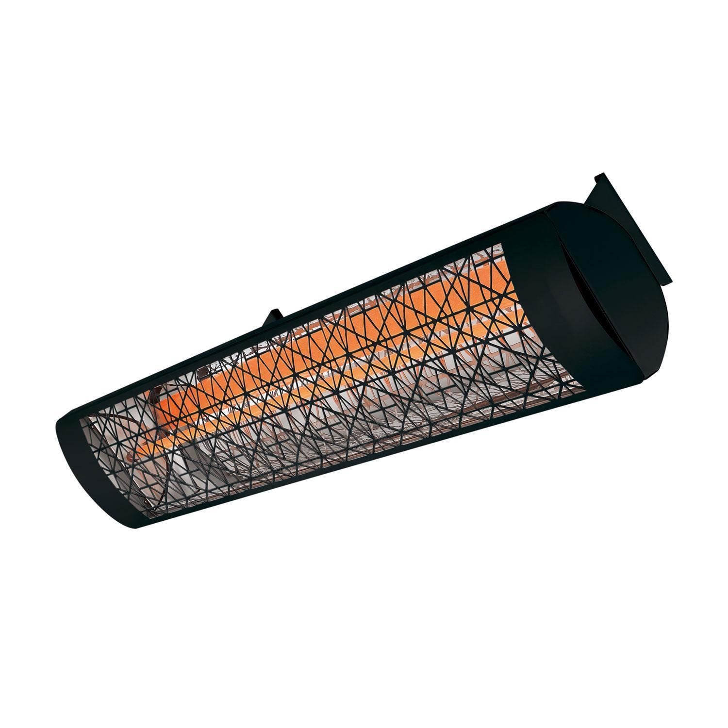 Eurofase EF30277B4 Astra Series 61 Inch 3000 Watt Single Element Marine Grade 277V Electric Patio Heater in Black - Tilted - Side View - White Background thumbnail