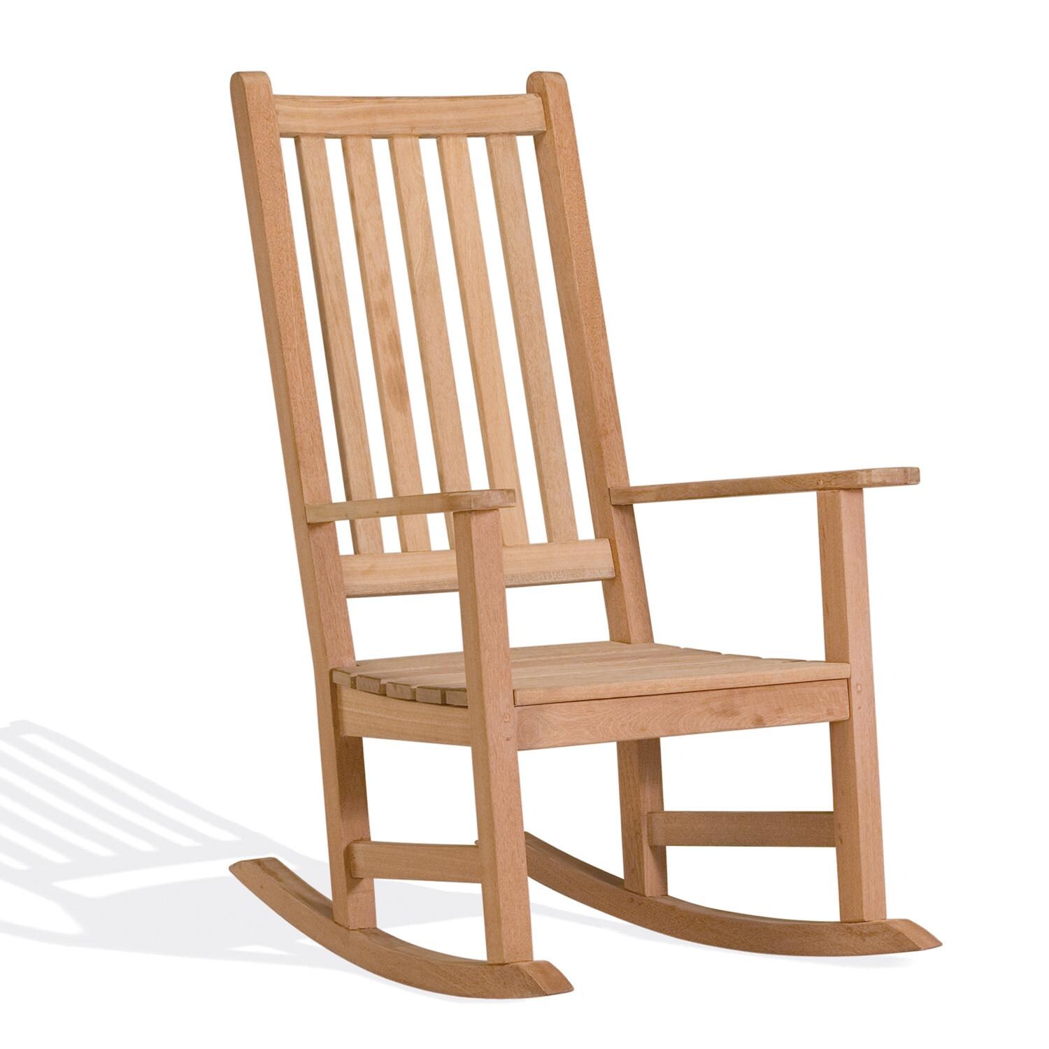 Oxford Garden Classic Natural Teak Rocking Chair thumbnail