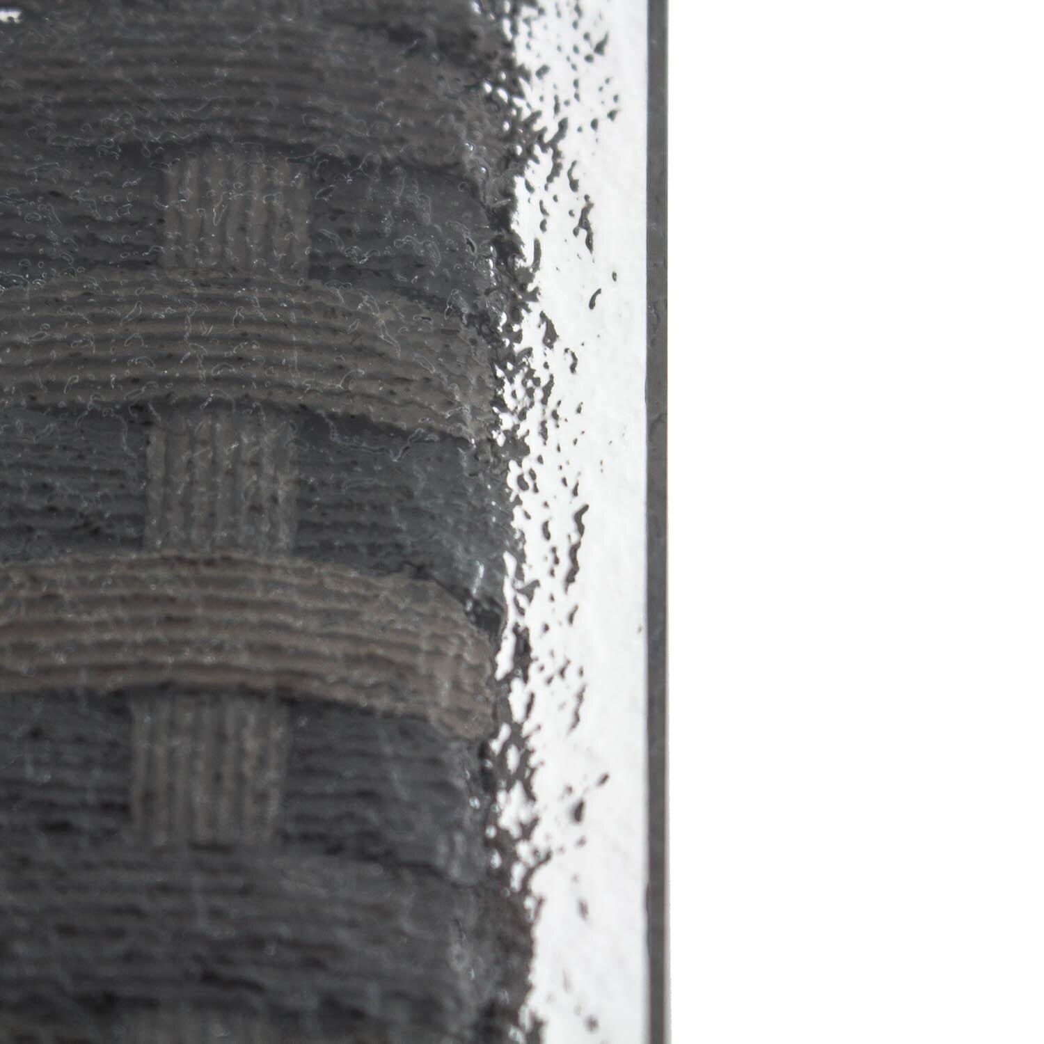 Gentilly 32-Inch Square Wicker Patio Dining Table - Glass Detail thumbnail