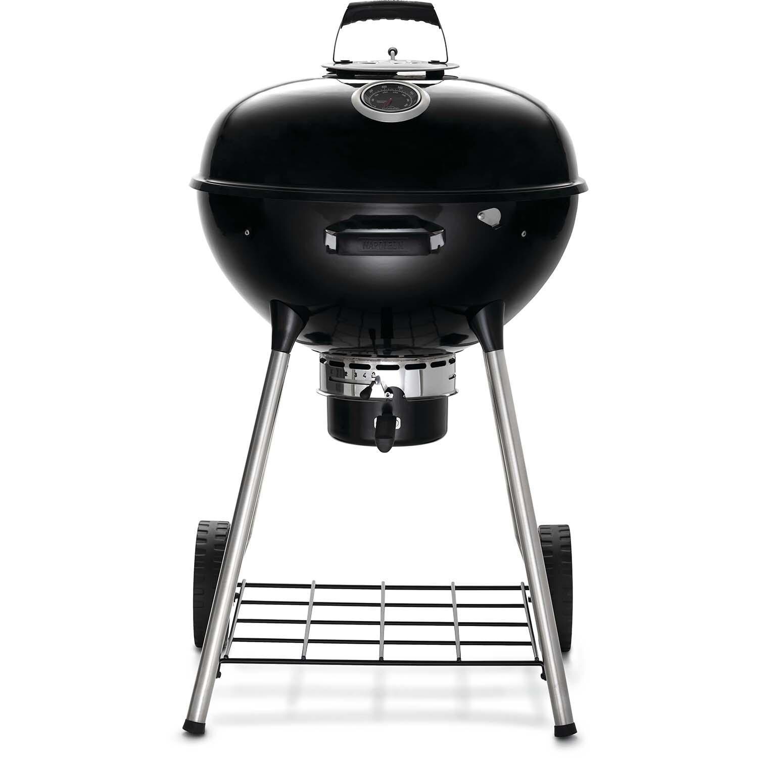 Napoleon 22 Inch Charcoal Kettle Grill - Black - NK22K-LEG-3
