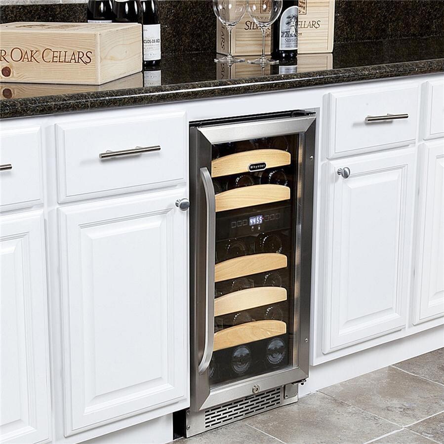 Whynter 28 Bottle Dual Temperature Zone Built In Wine Refrigerator: Lifestyle thumbnail