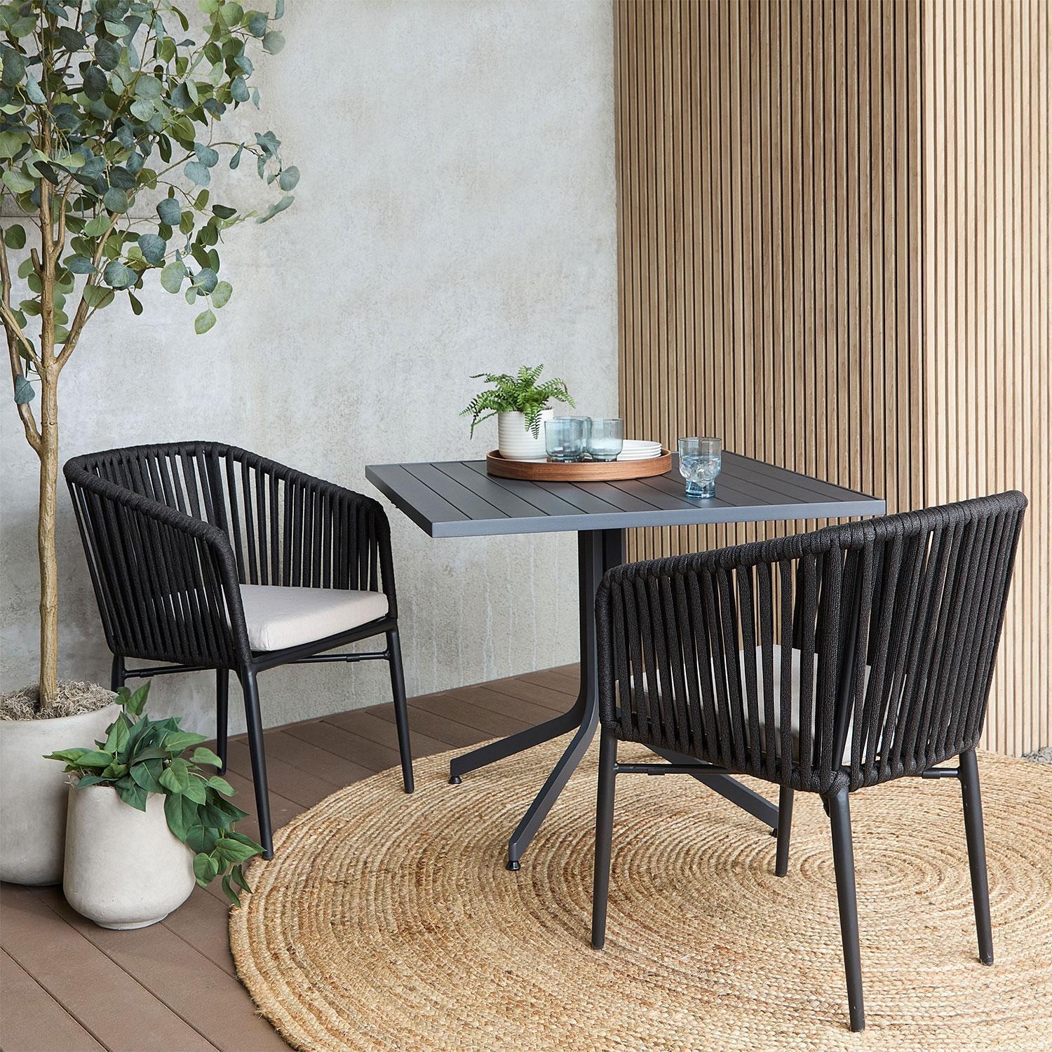 Patio Dining Metal Outdoor Chairs With Cushions Patio Dining Set