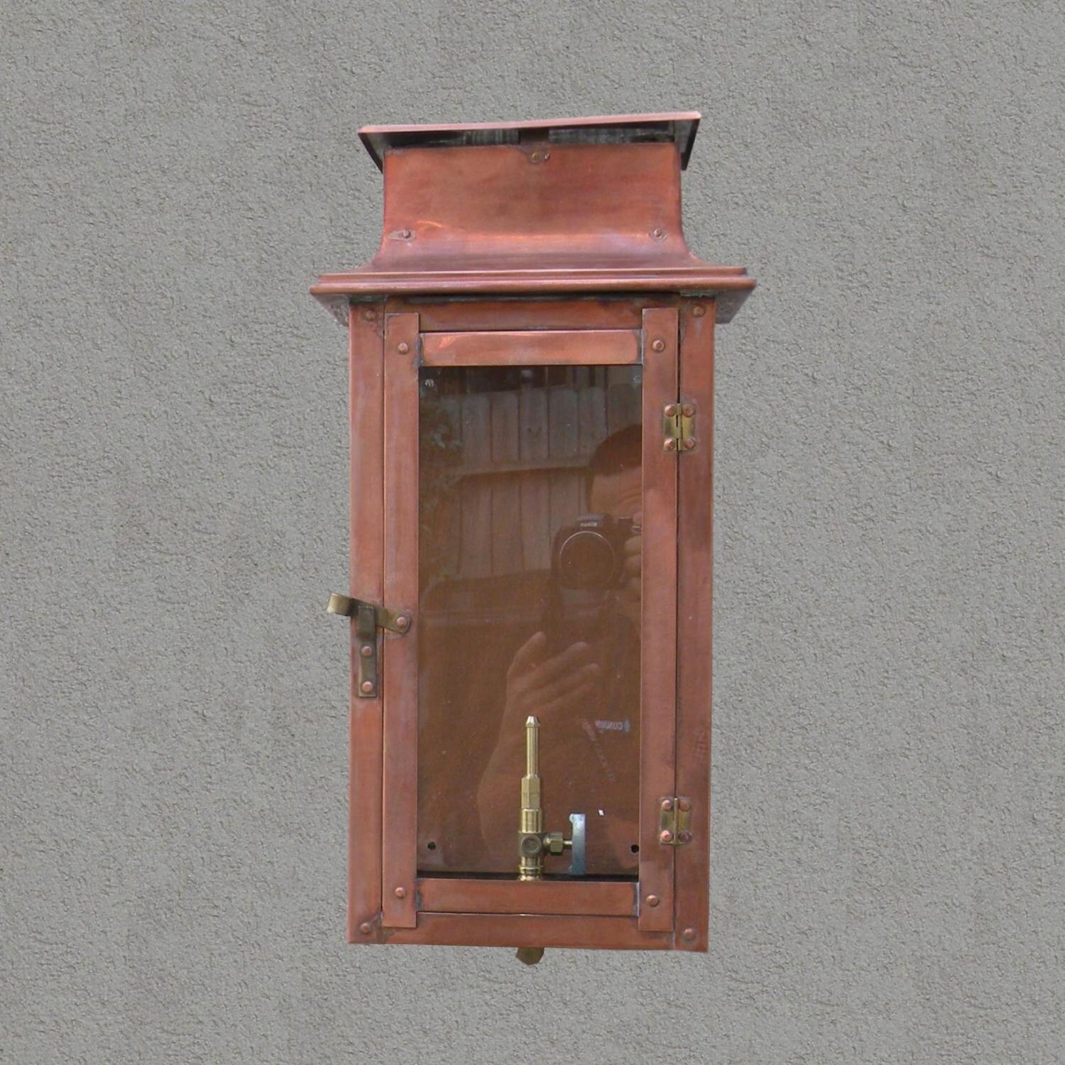 Regency GL17F Charlay Flat Propane Gas Light With Open Flame Burner And Manual Ignition Flush Mounted