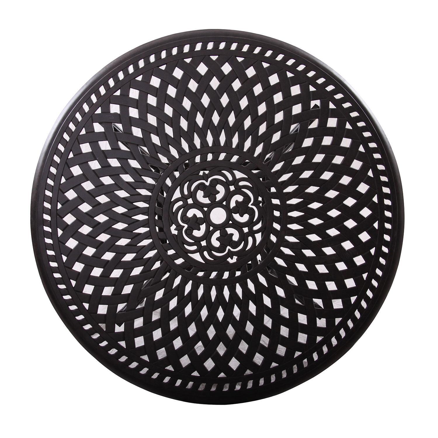 Darlee Series 60 Round Dining Table - Top View - Detail thumbnail