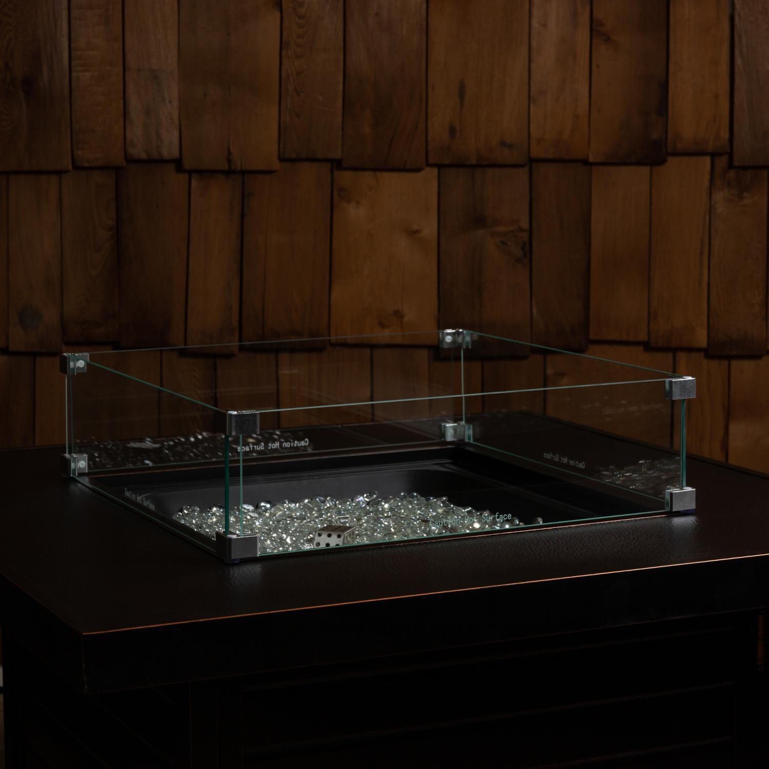 Ultimate Patio 63247 Wind Guard For Square Fire Pits - Demo Open thumbnail