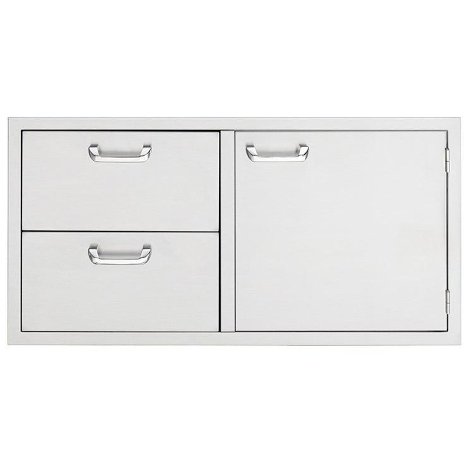 Lynx 6 Pc Sedona 42-in Propane Outdoor Kitchen Package - Included Access Door & Storage Drawer - White Background thumbnail