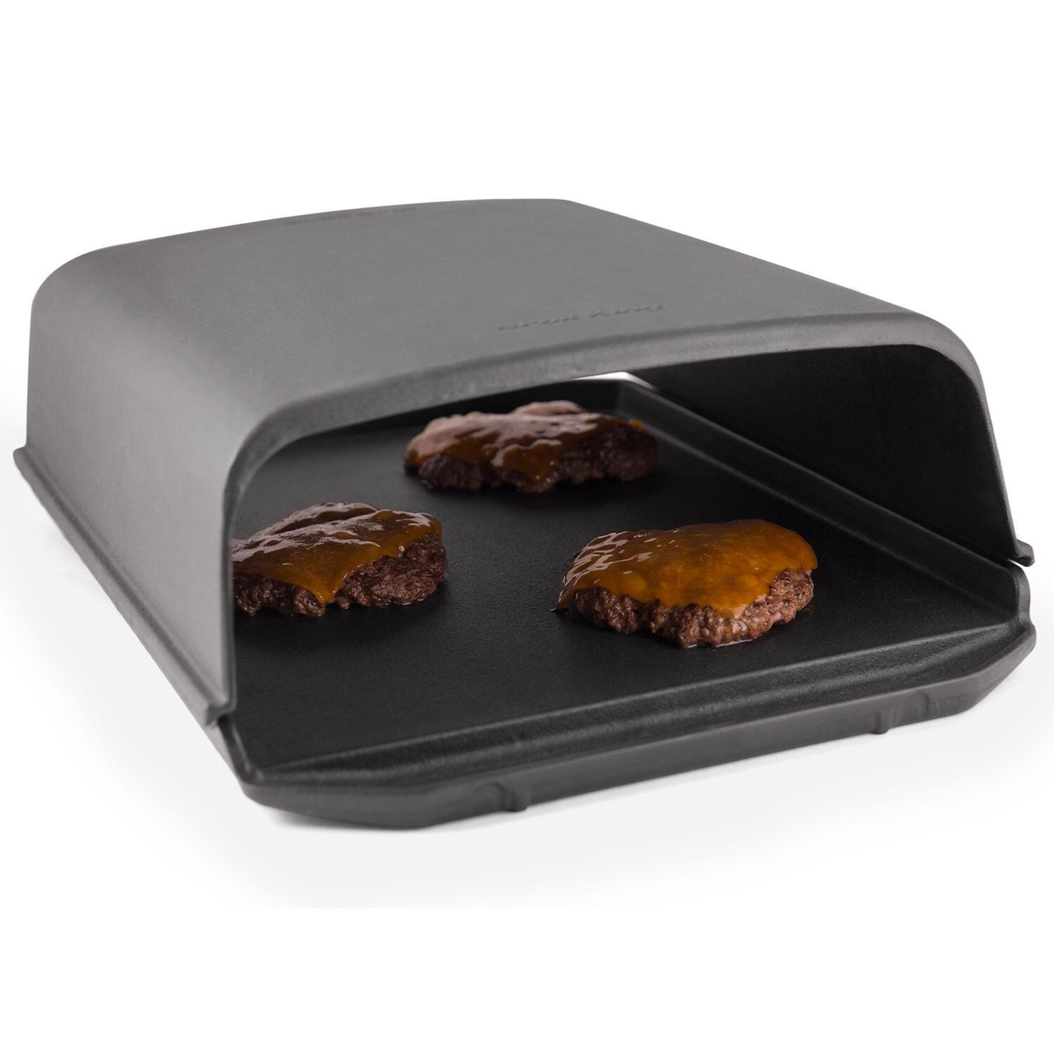 Broil King 69900 Cooking Dome - Burgers - Right Angle - White Background thumbnail