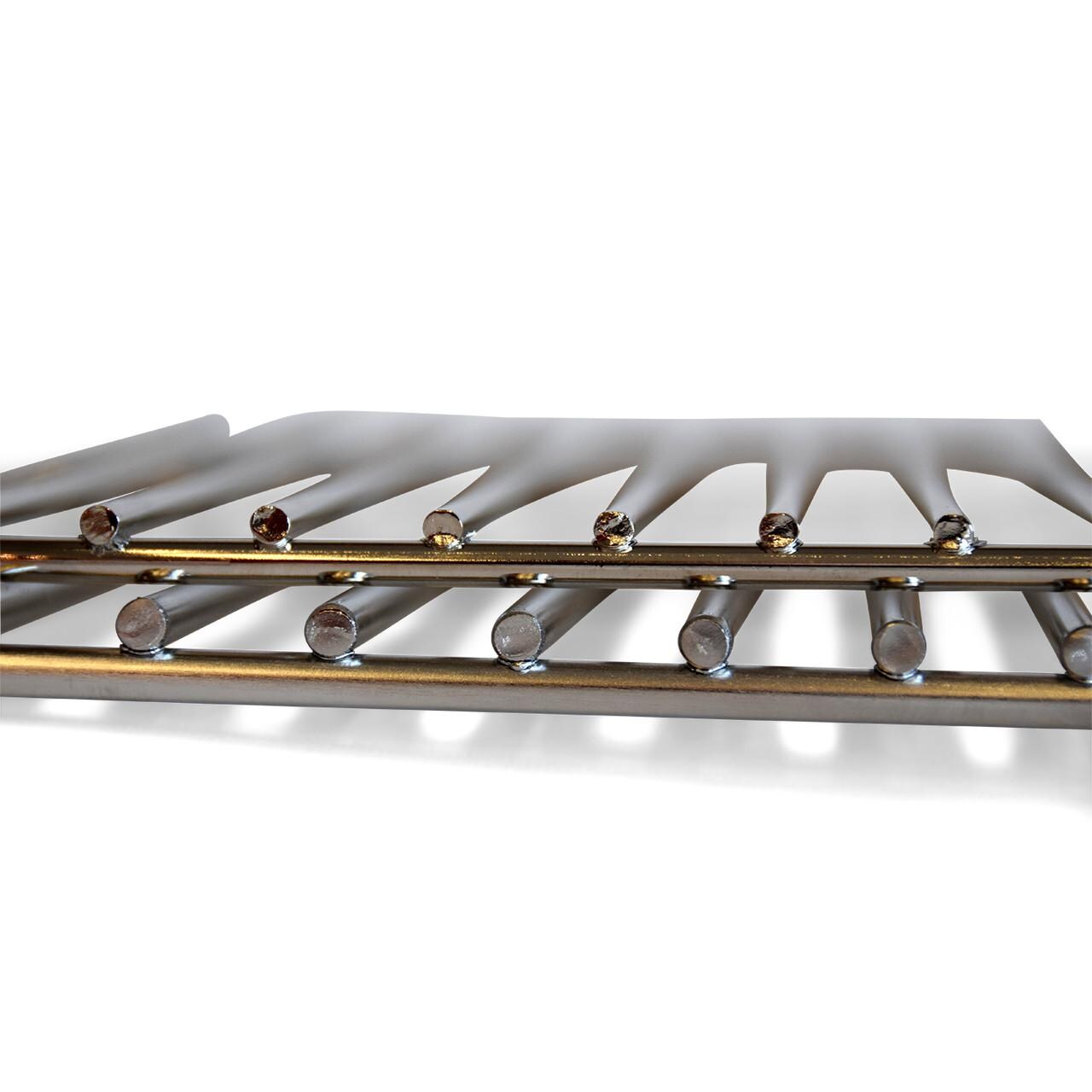 Portable Kitchen Stainless Steel Replacement Hinged Cooking Grid - Stainless Steel vs Nickel-Plated Steel thumbnail