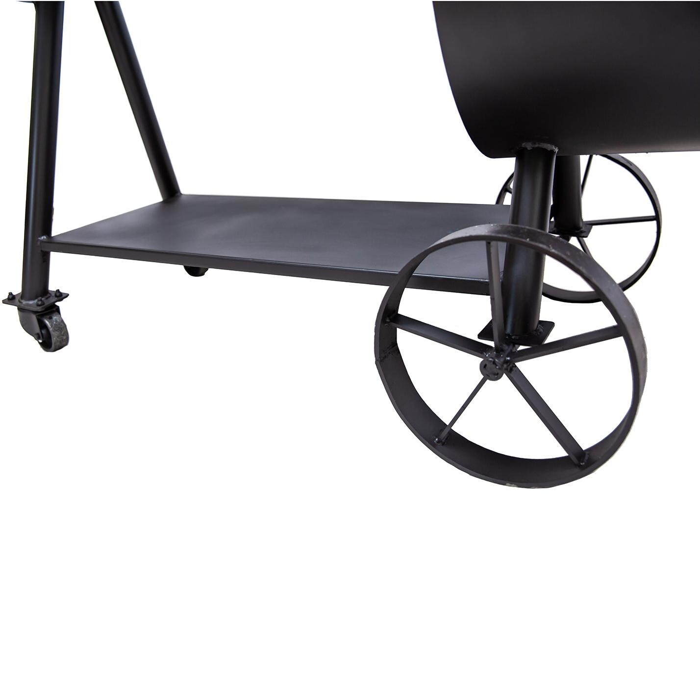 Old Country BBQ Pits G2-HD Gen 2 Smoker - Wheelbase - Detail