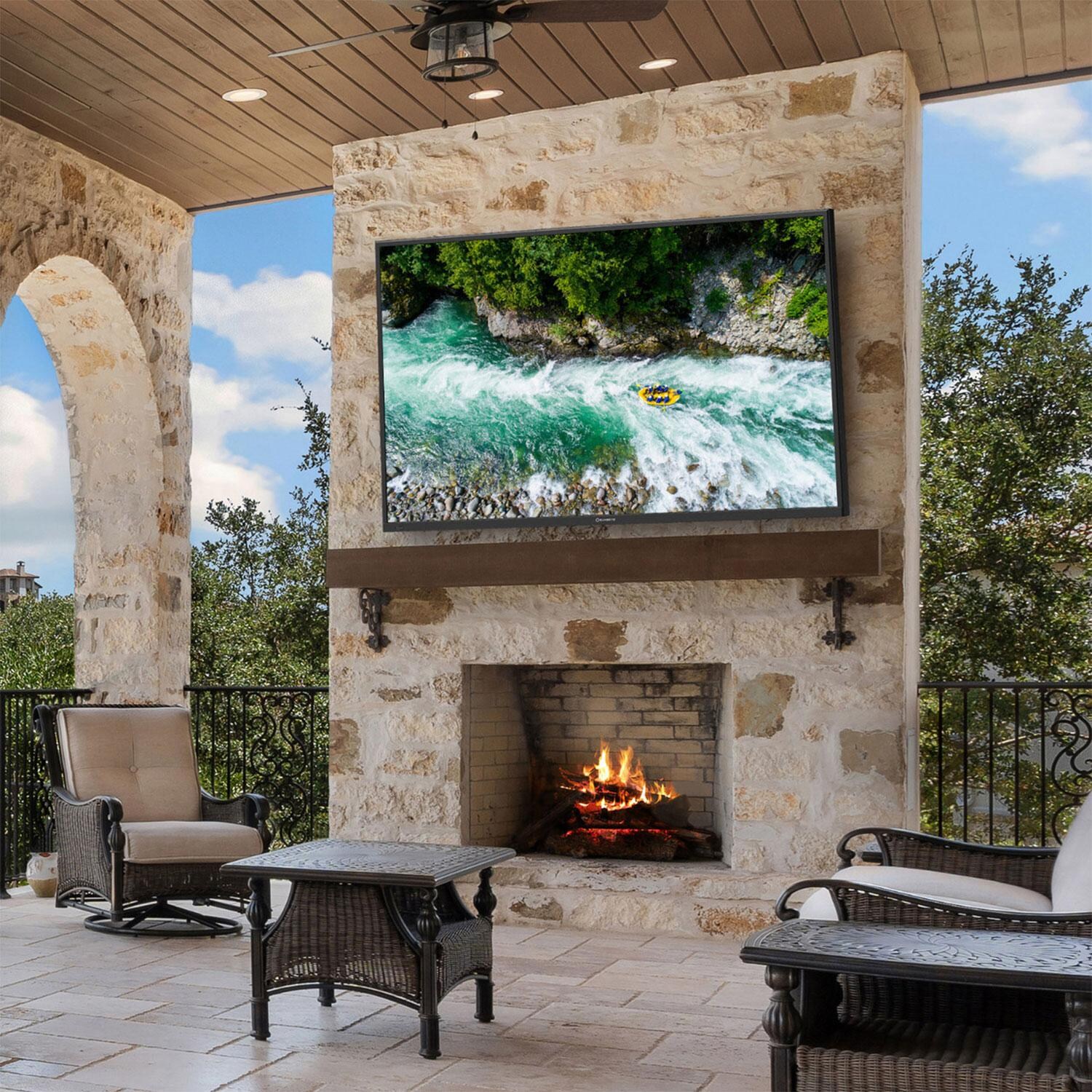 SunBriteTV Veranda 4 Series 75-in Full Shade 4K UHD HDR Outdoor TV - SB-V4-75-BL