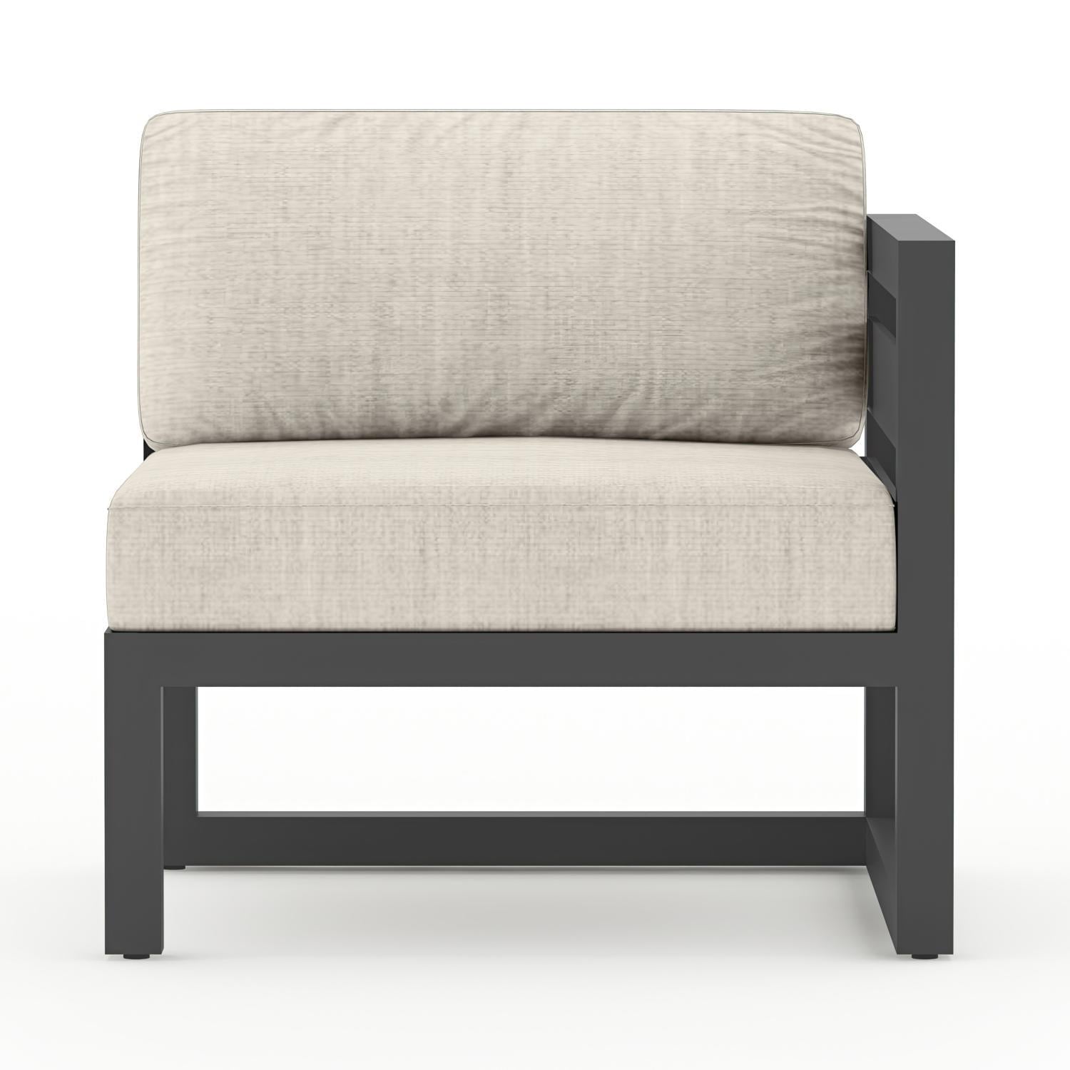 Misty Cove 5 Piece Sectional Set in Slate w/Portal Coffee Table & Cast Silver Cushions by Lakeview - Right Arm Club Chair - White Background thumbnail