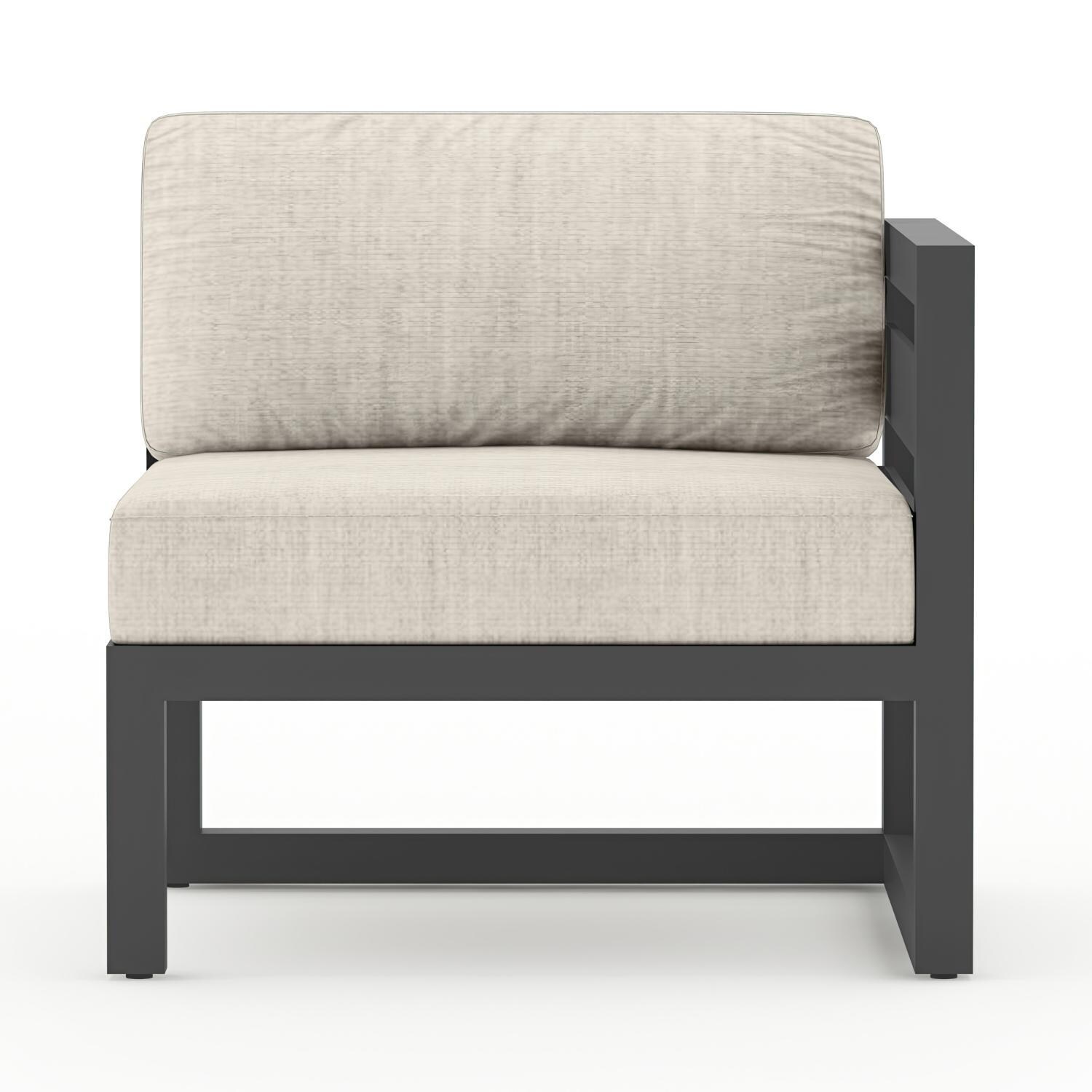 Misty Cove 5 Piece Sectional Set in Slate w/Portal Coffee Table & Cast Silver Cushions by Lakeview - Right Arm Club Chair - White Background thumbnail