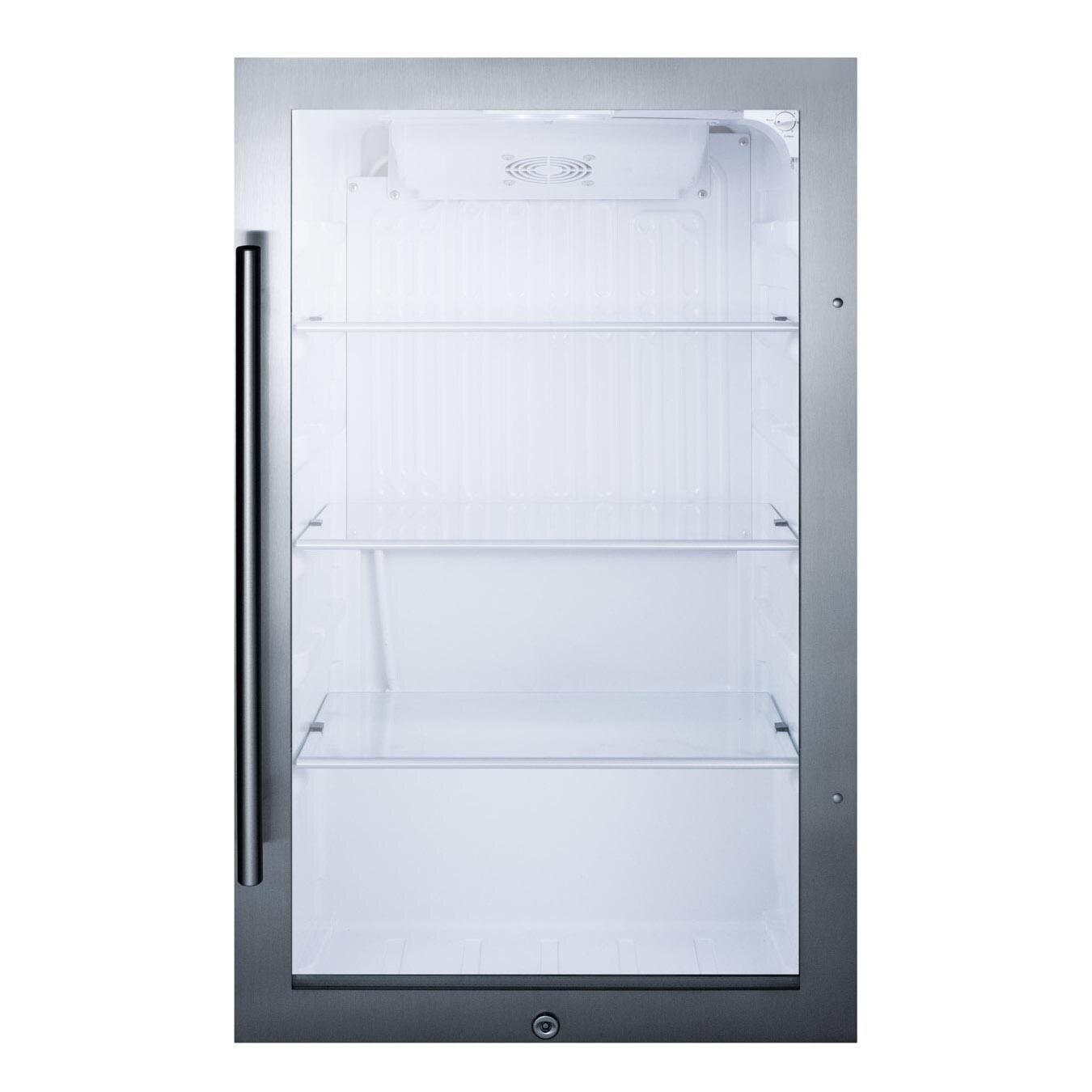 Summit Commercial 19Inch 3.1 Cu. Ft. ADA Compliant Shallow Depth Outdoor Rated Beverage Cooler