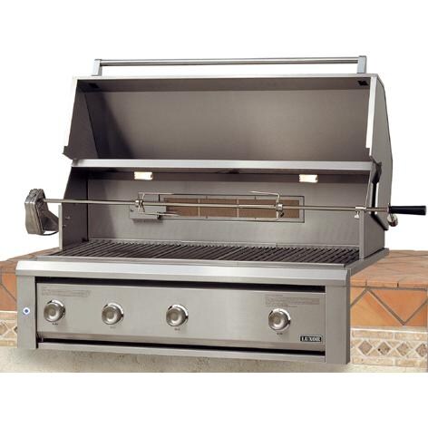 Luxor LED Series 36Inch BuiltIn Natural Gas Grill With Rotisserie