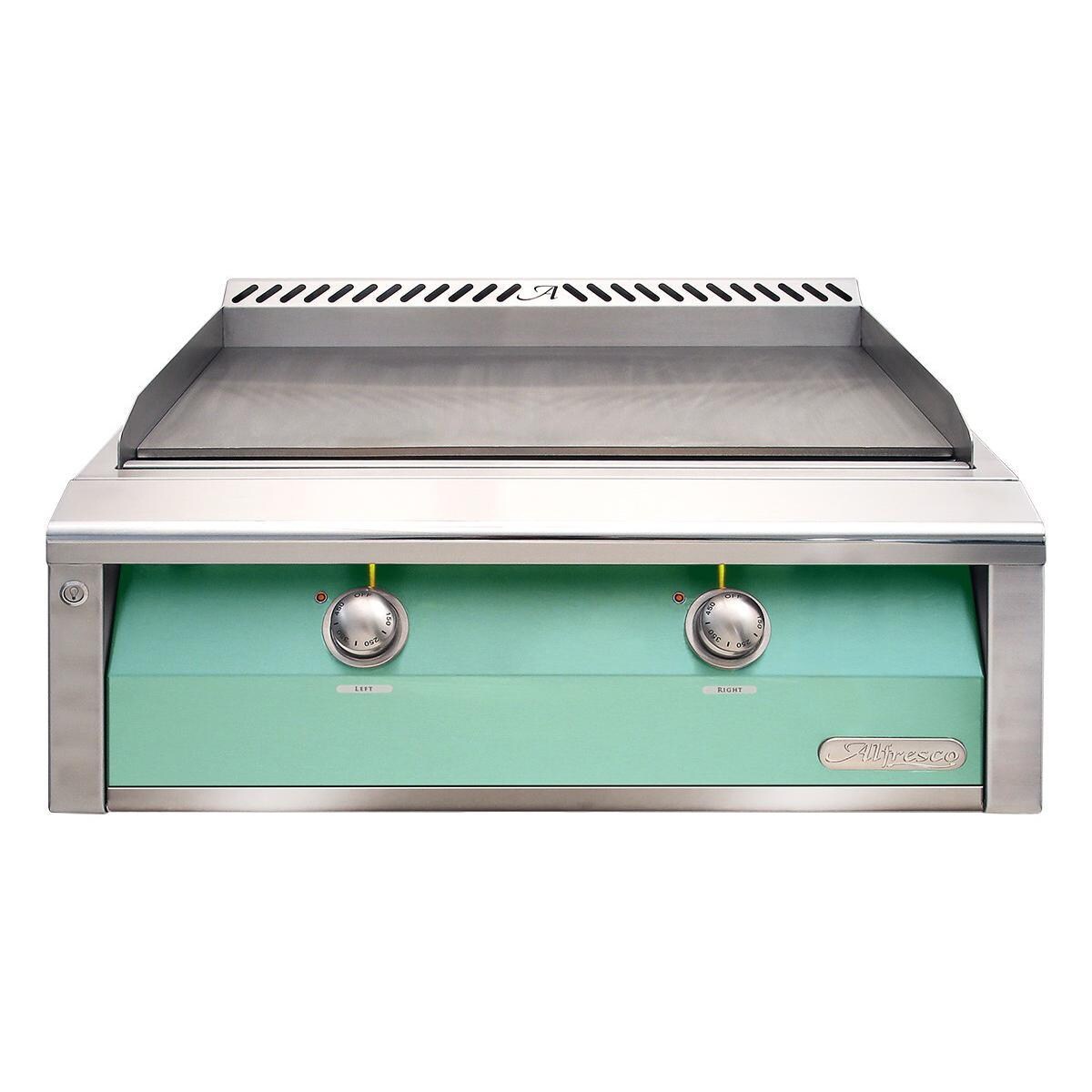 Alfresco 30-Inch Built-In Propane Griddle in Light Green - AXE-30GT-LP-S6027