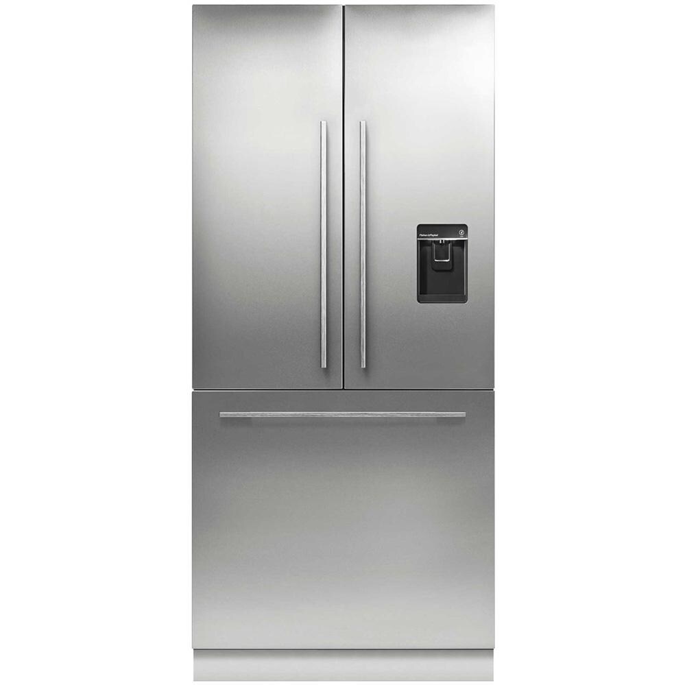 Fisher Paykel ActiveSmart 16.8 Cu. Ft. 80/84-Inch Tall Built-In French Door Refrigerator W/ Ice & Water Dispenser - Panel Ready - RS36A80U1