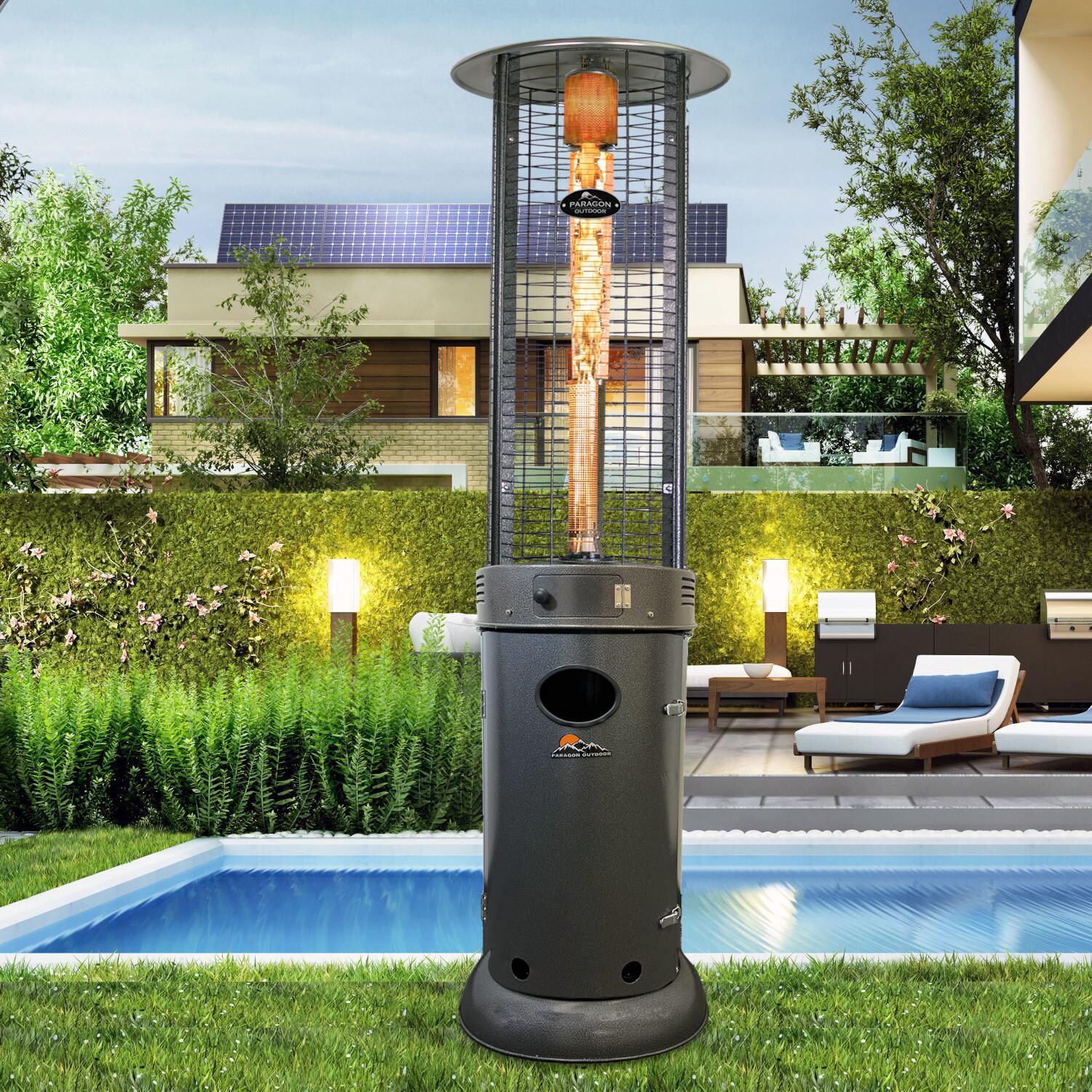 Paragon Outdoor OH-BL32-7M Vulcan 44,000 BTU Propane Gas Flame Tower Heater - Lifestyle thumbnail