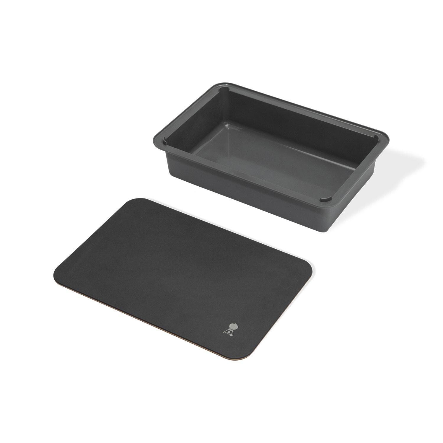 Weber 3400131 Works Cutting Board & Basin - Cutting Board - Rear View - White Background thumbnail