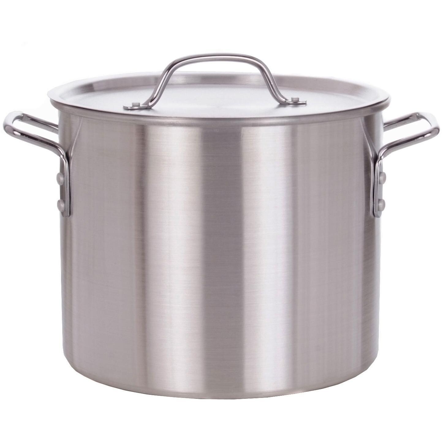 Cajun Cookware 16-Quart Aluminum Stock Pot - GL10176-16 thumbnail