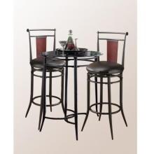 Hillsdale Mix-n-Match 3 Piece Bistro Table Set W/ Midtown Stools - 4596PTBS2MD
