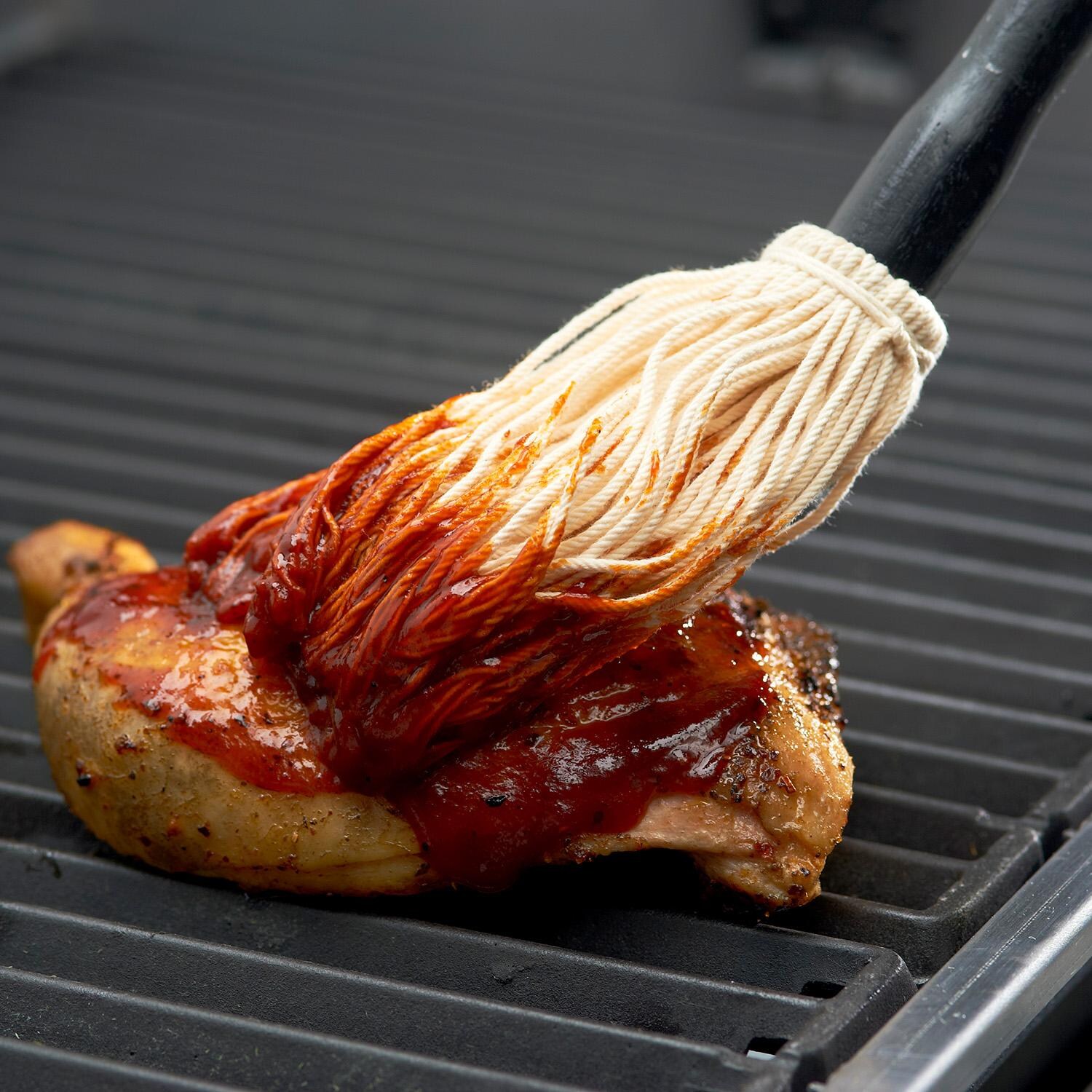 GrillPro Cotton Deluxe Basting Mop - 42055 - In use - Lifestyle thumbnail