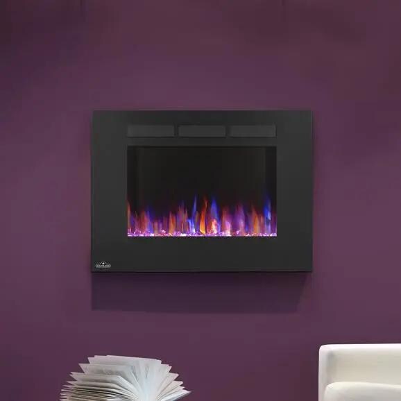 Napoleon NEFL32FH 32-Inch Allure Wall Mount Electric Fireplace - Multi-Colored Flames thumbnail