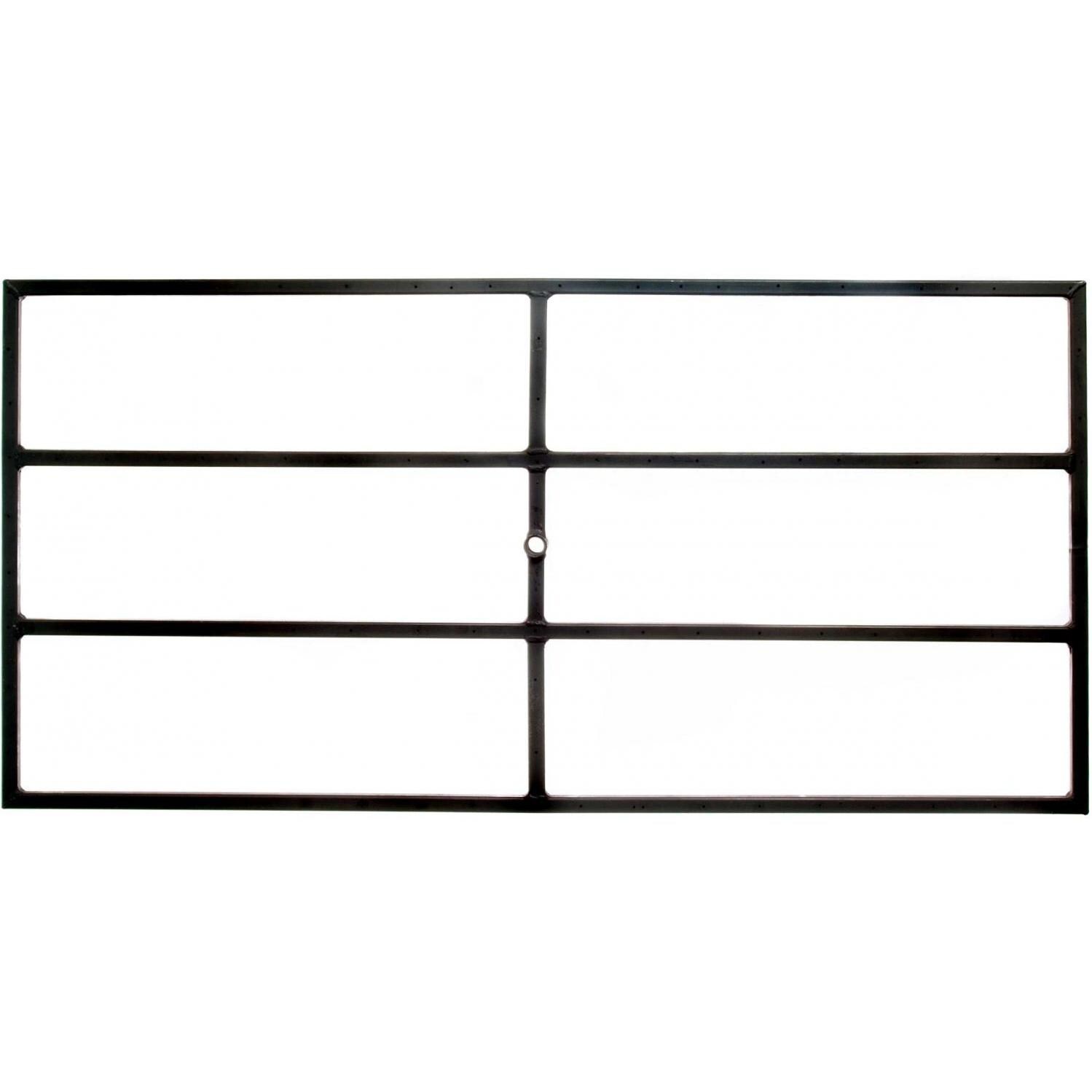 48 x 24 Inch Rectangular Triple Fire Pit Ring  thumbnail