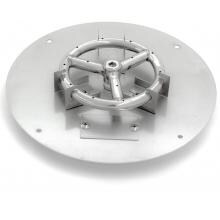 Lakeview Outdoor Designs 12-Inch Round Flat Pan With 6-Inch Natural Gas Ring Burner image