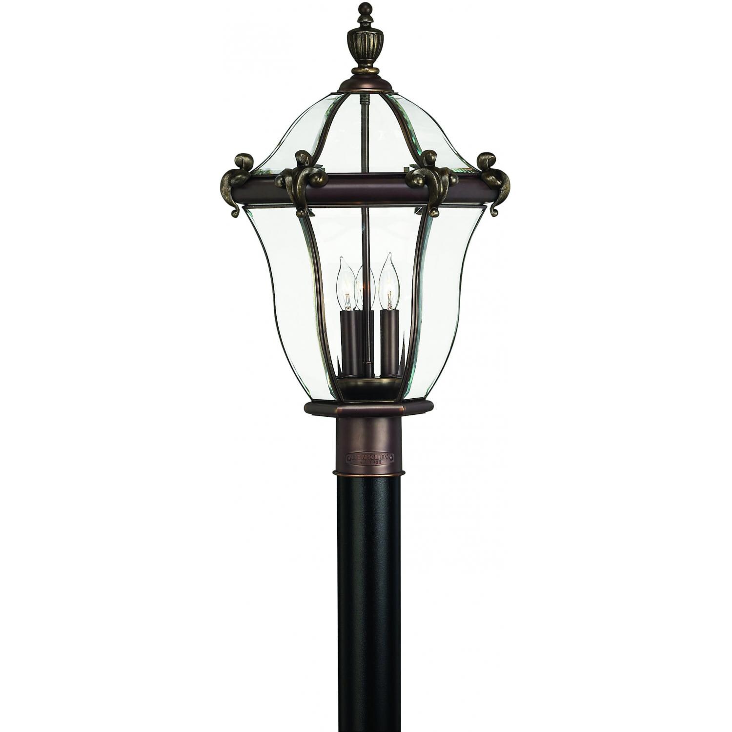 Hinkley Lighting San Clemente 2441CB 40W Three Light Outdoor Post Light - Copper Bronze thumbnail