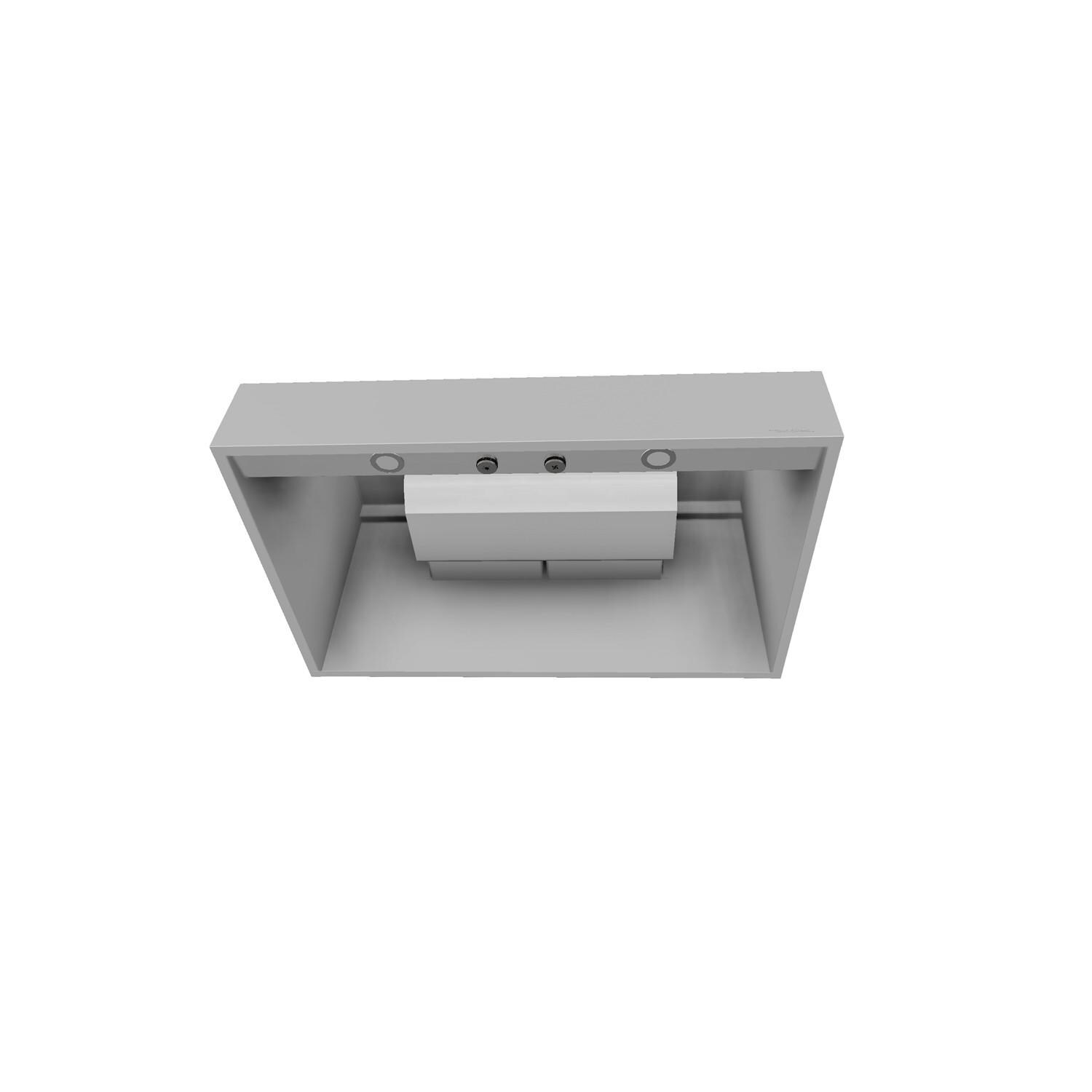 Vent-A-Hood PRH18-236 SS 36 X 24-Inch 600 CFM Professional Wall Mount Range Hood & Duct Cover for 8 ft Ceilings - From Below thumbnail