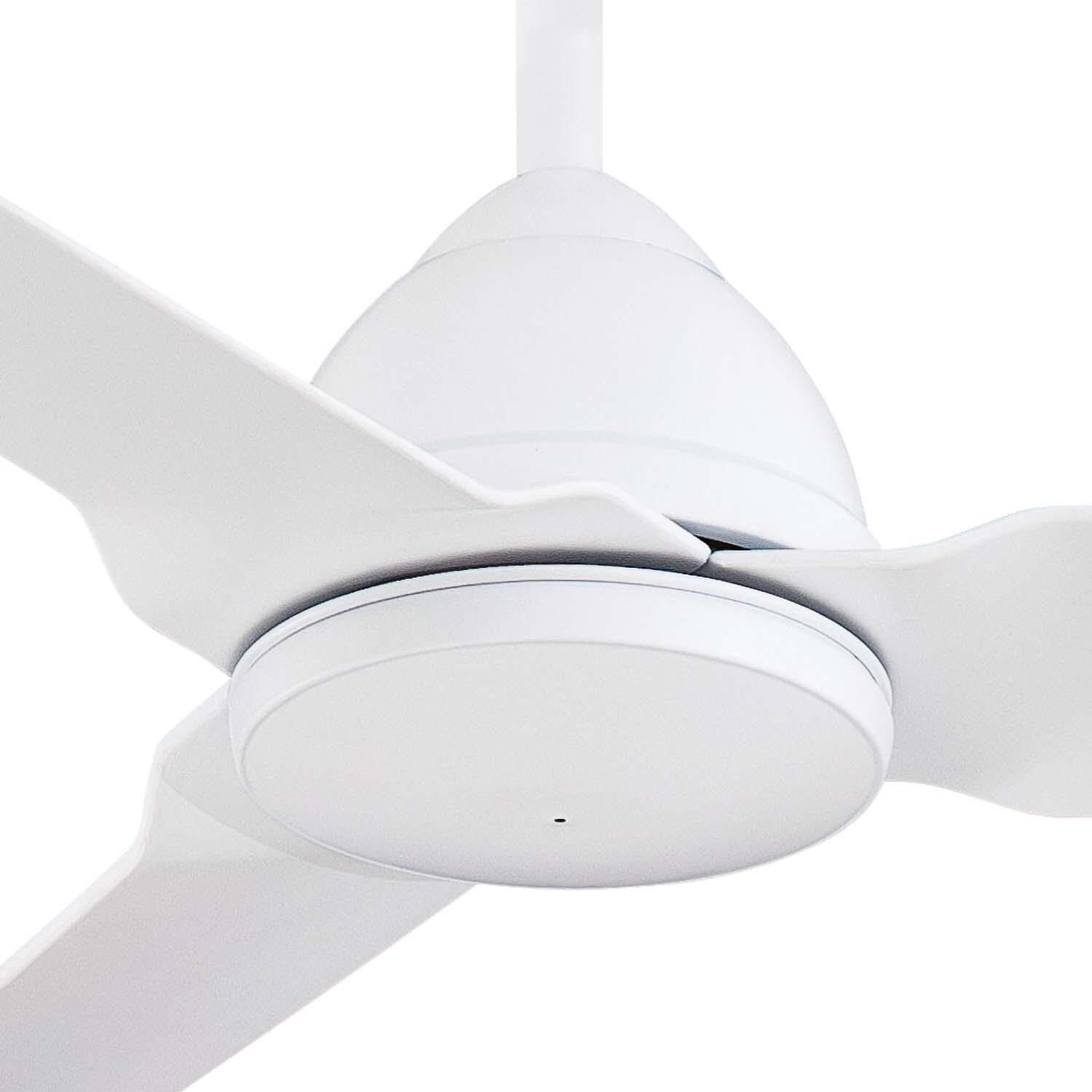Minka-Aire F753-WHF Java 54-Inch 3-Blade Ceiling Fan in Flat White Finish w/ Flat White Blades - Closeup thumbnail