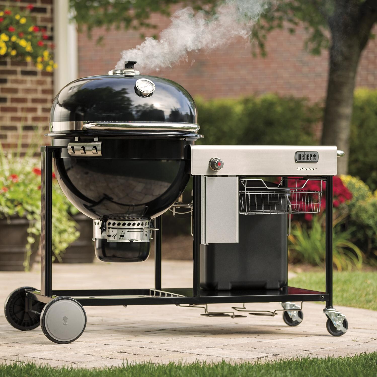 er Summit 24Inch Charcoal Grilling Center Black BBQ Guys