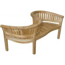Anderson Teak Curve Teak Patio Bench image