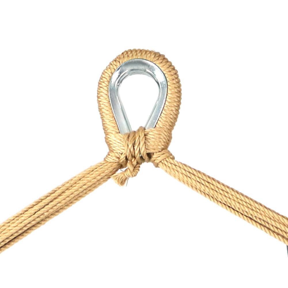 Ultimate Patio Extra Large Hanging Caribbean Hammock Chair - Tan - Hook thumbnail