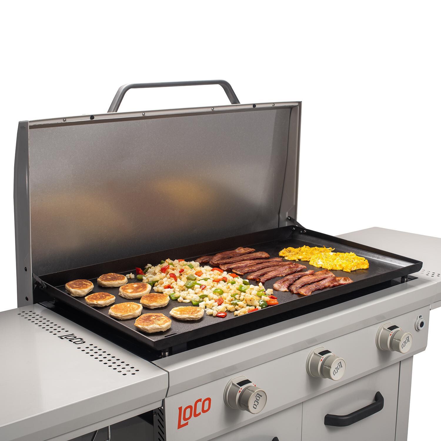 LoCo LCG3ST3C36 36-Inch 3 Burner Liquid Propane Griddle with SmartTemp Knobs - More Delicious Food thumbnail