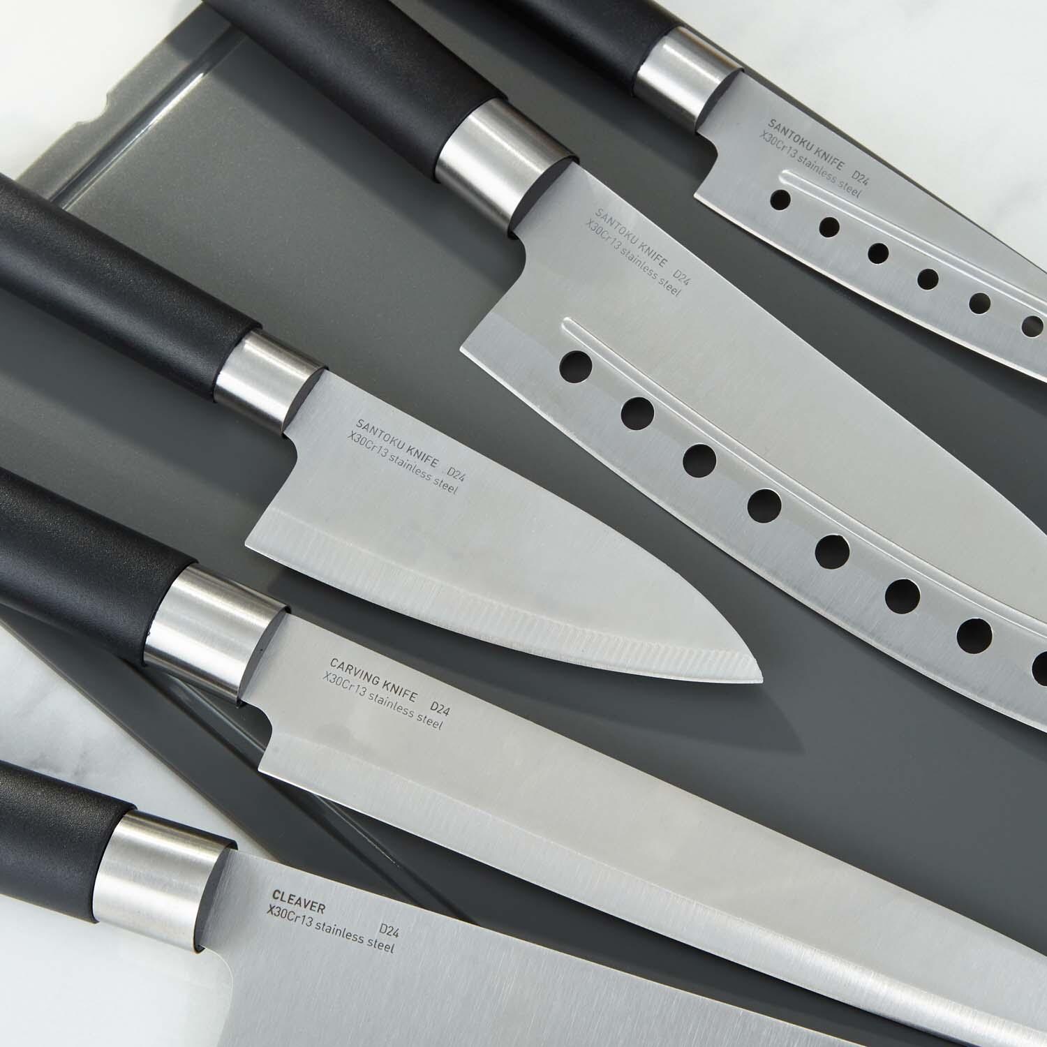 BergHOFF DiNA Codon 5 Pc Stainless Steel Knife Set - Blades - Detail thumbnail