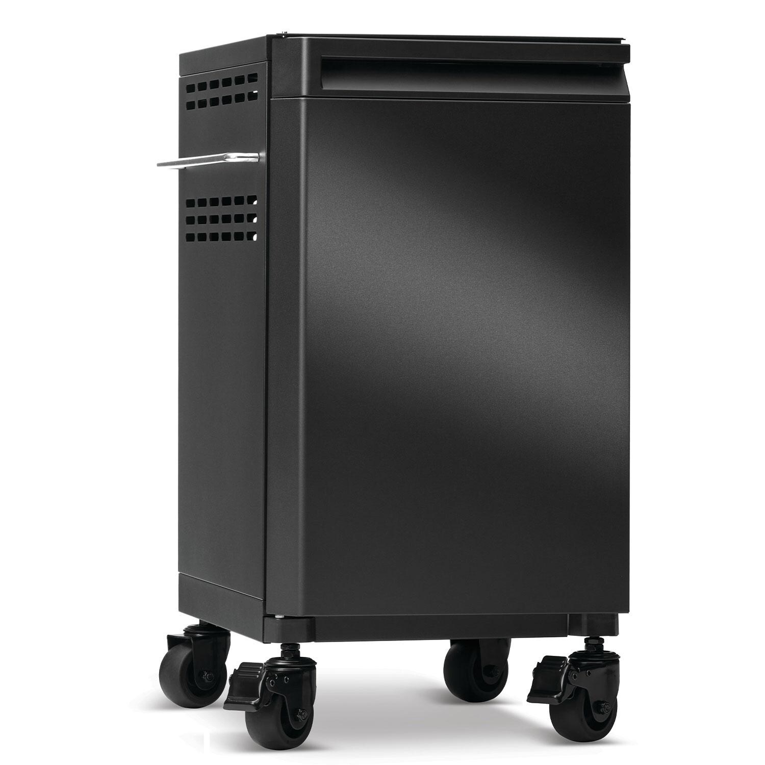 Napoleon 68004 Phantom Prestige 2 Pc Grill Storage Cabinet Carts - Left Cart - Angled Right - White Background thumbnail